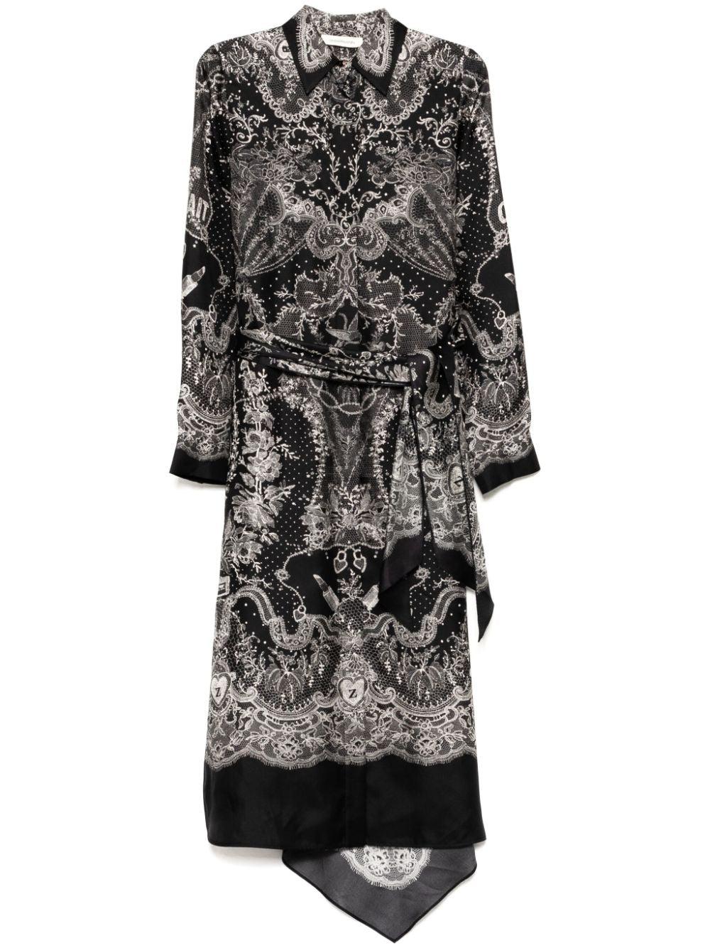Rubaiyat – Crush shirt midi dress