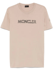 Blurred Logo Cotton T-Shirt