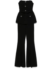 BLACK STRECH CREPE JUMPSUIT