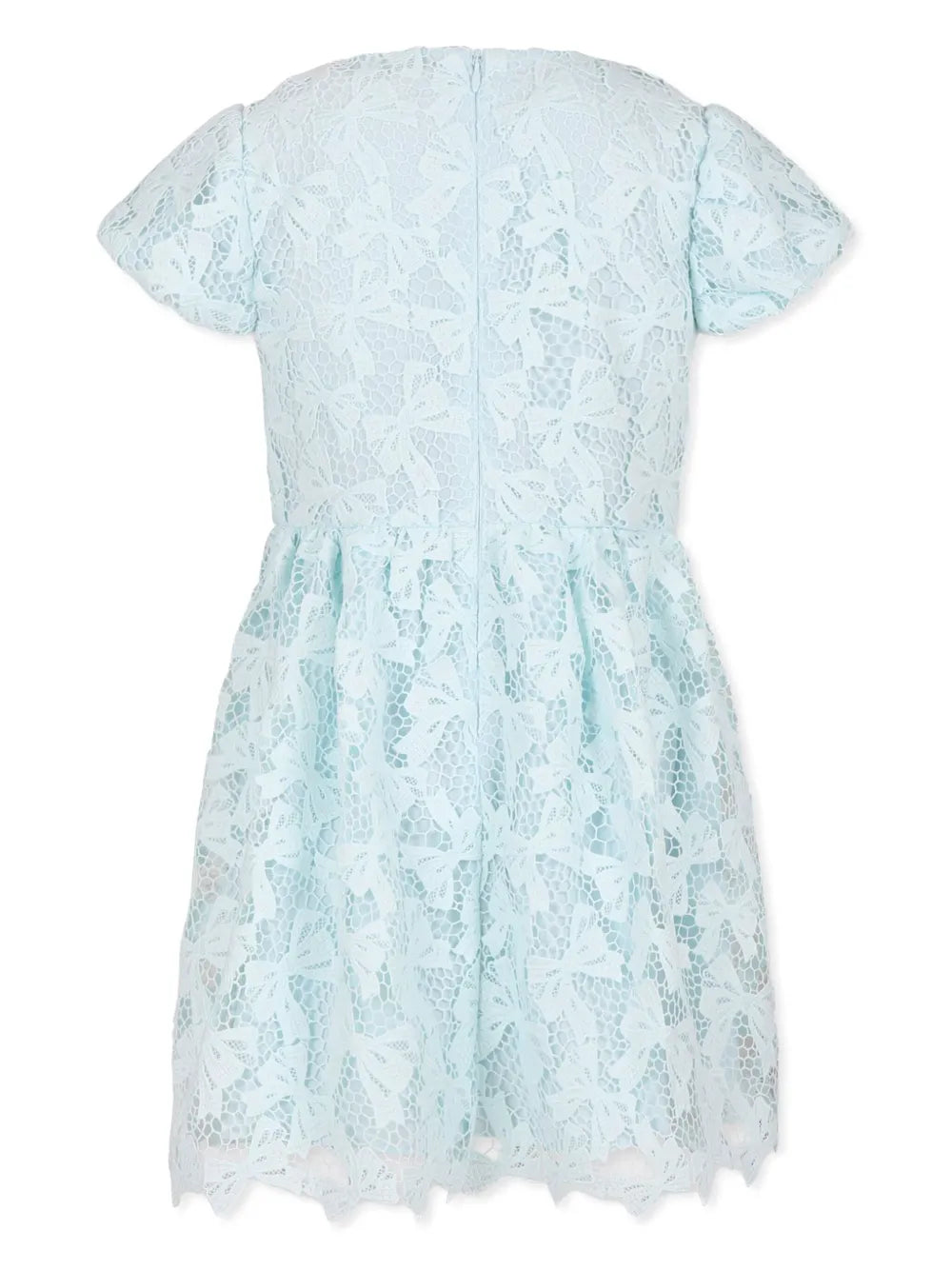 BLUE BOW LACE DRESS