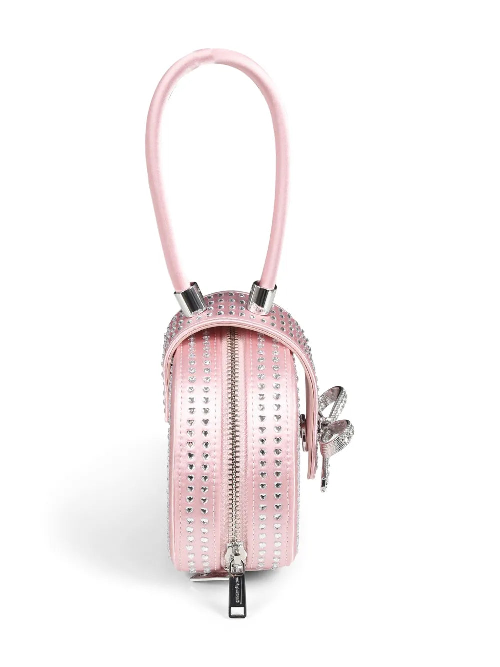 PINK HEART RHINESTONE BAG