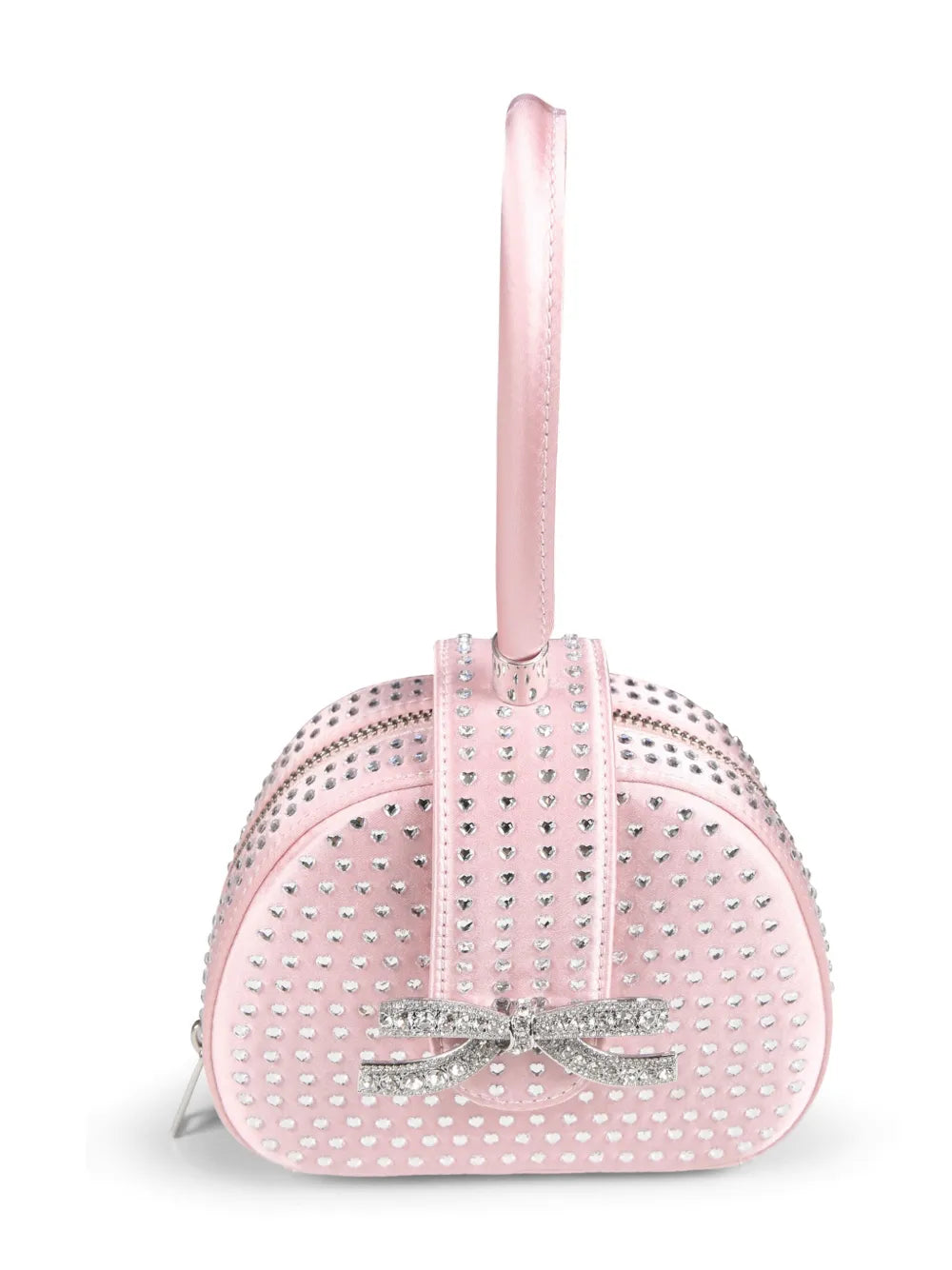 PINK HEART RHINESTONE BAG