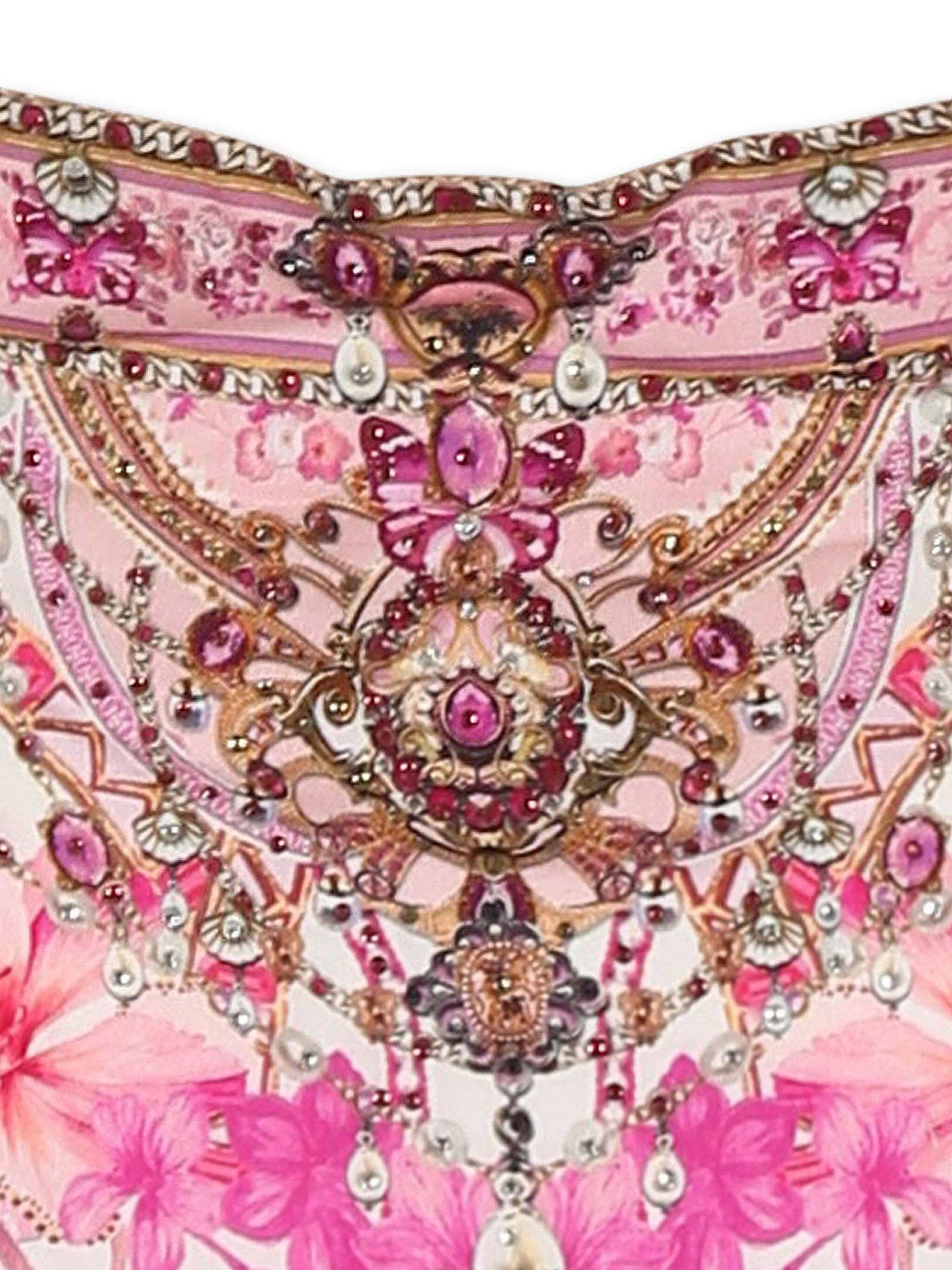 KIDS TIERED MIDI DRESS W PUFF SLEEVE