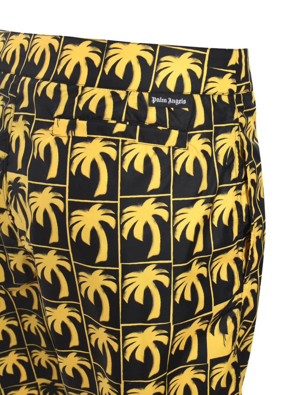 DRIPPING PALMS SWIMSHORTS OCHER YELLOW