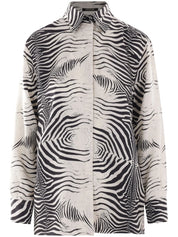 Roberto Cavalli Zebra-Print Shirt