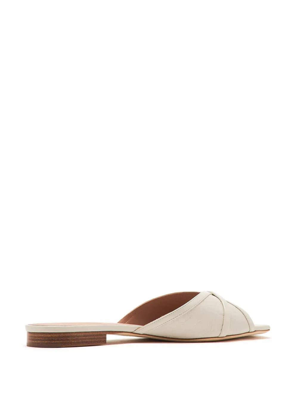 SQUARED TOE FLAT SANDAL WITH STRAP ON MONOBLOCK