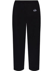 logo-embroidered trousers