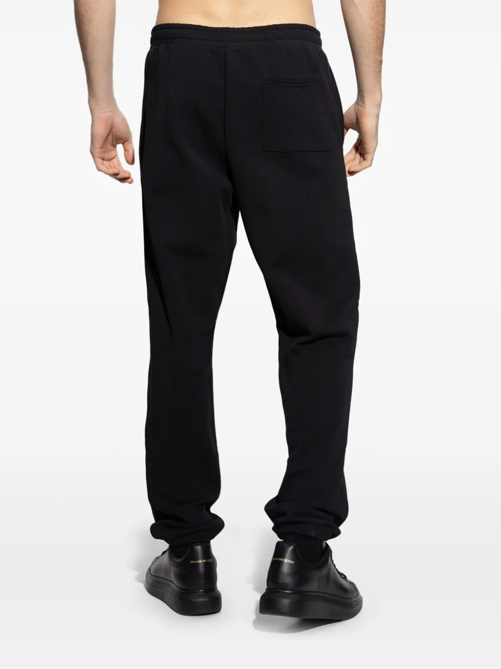 logo-embroidered trousers