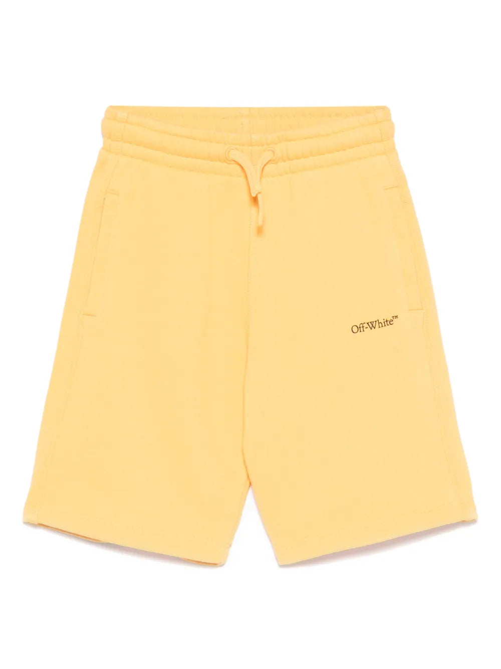 BOOKISH DIAG SWEATSHORT YELLOW BLACK