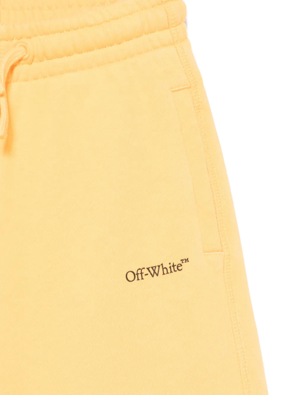 BOOKISH DIAG SWEATSHORT YELLOW BLACK