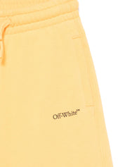 BOOKISH DIAG SWEATSHORT YELLOW BLACK