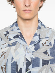 Chiku-Rin Camo Hawaiian shirt