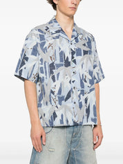 Chiku-Rin Camo Hawaiian shirt