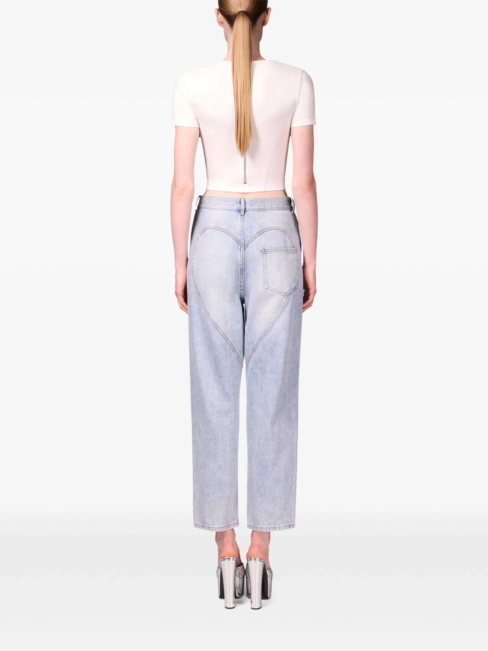 Slit jean