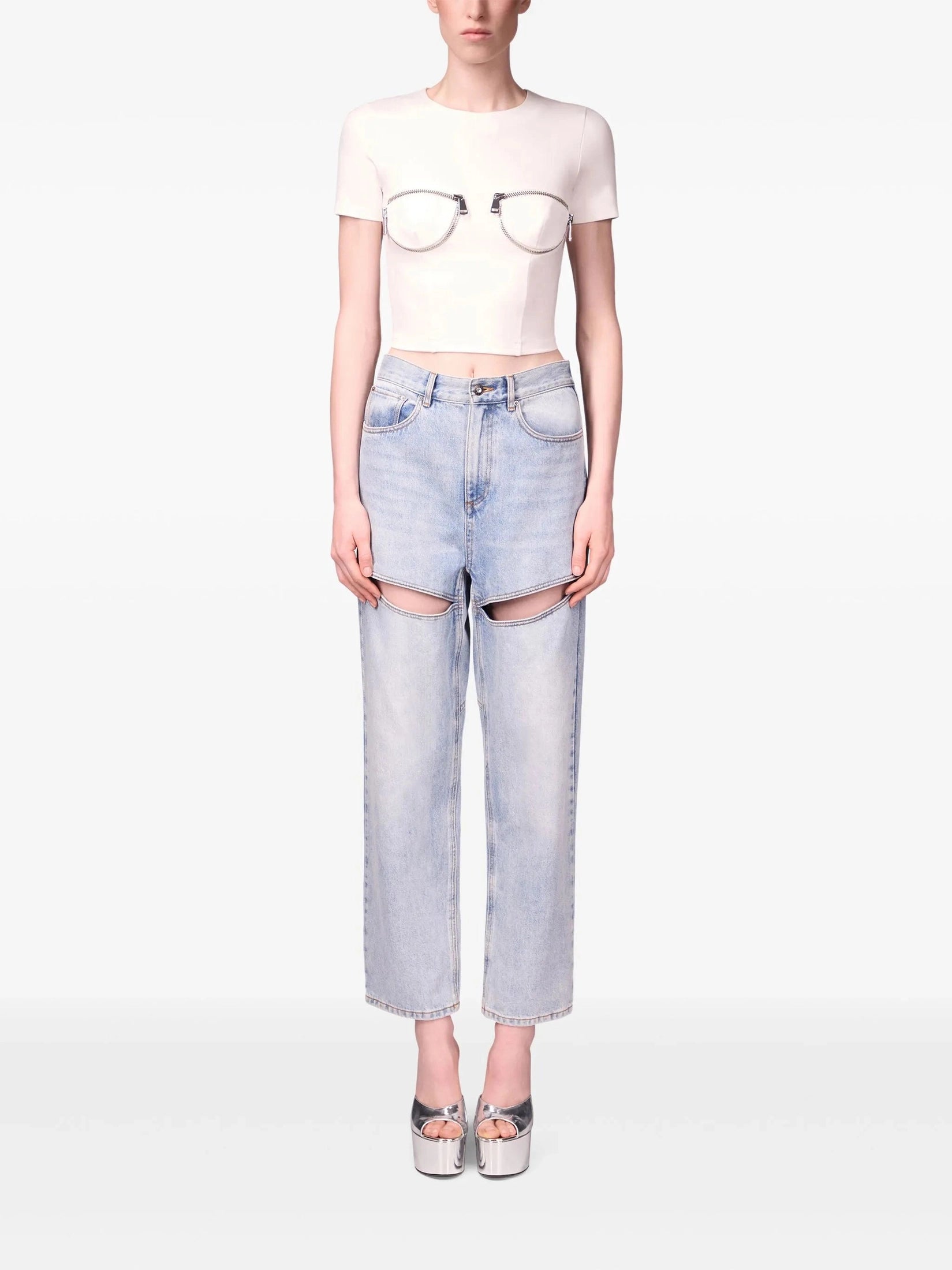 Slit jean