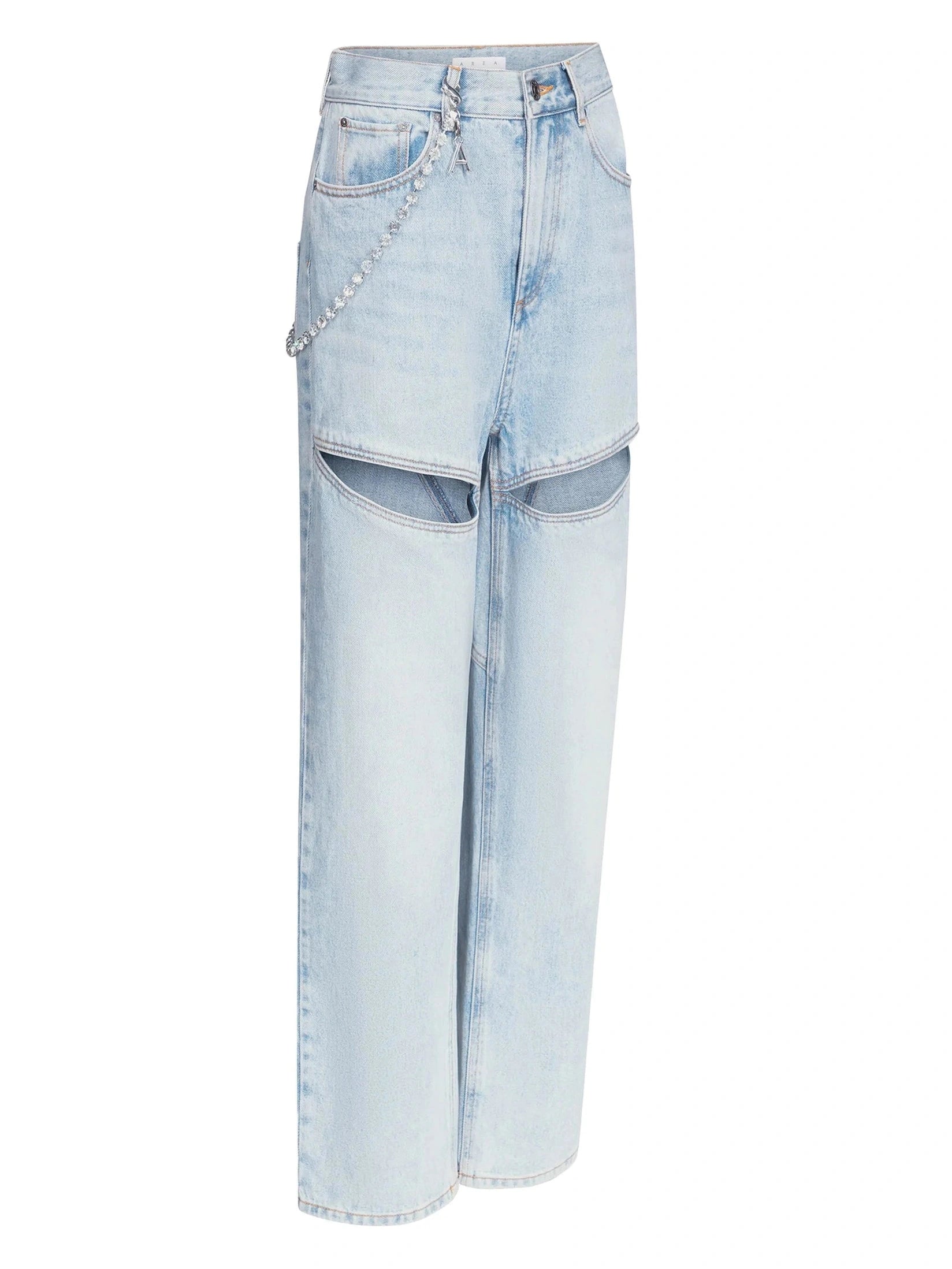 Slit jean