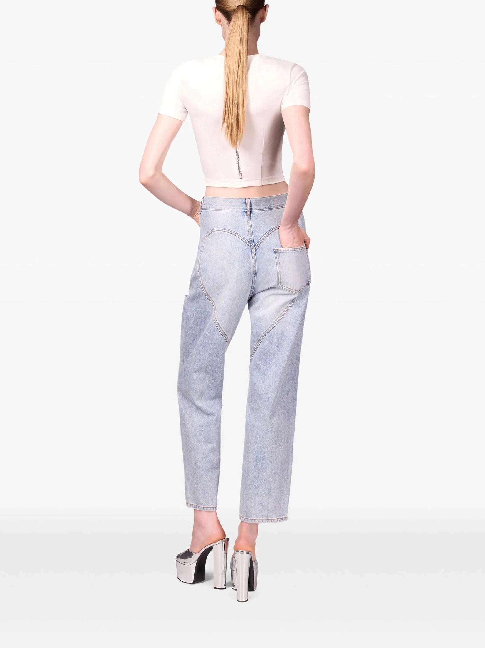 Slit jean