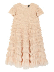 WILD ROSE RUFFLE KIDS DRESS