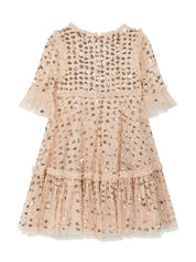 RAINDROP SEQUIN KIDS DRESS