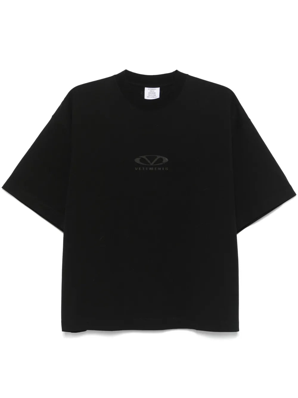 OVAL LOGO CROPPED BOXY T-SHIRT