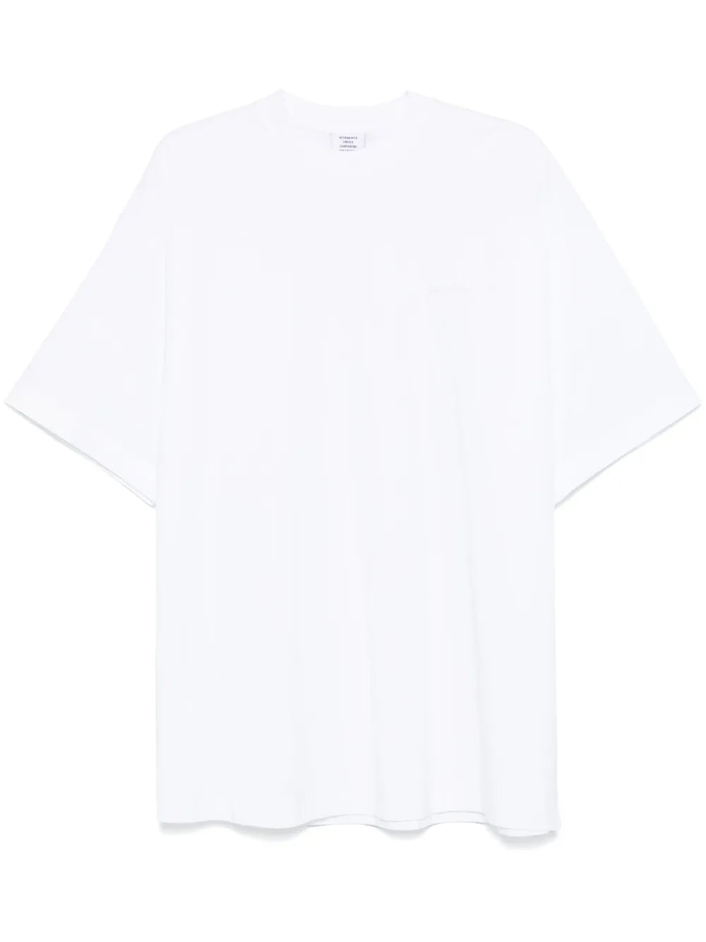 EMBROIDERED LOGO OVERSIZED T-SHIRT