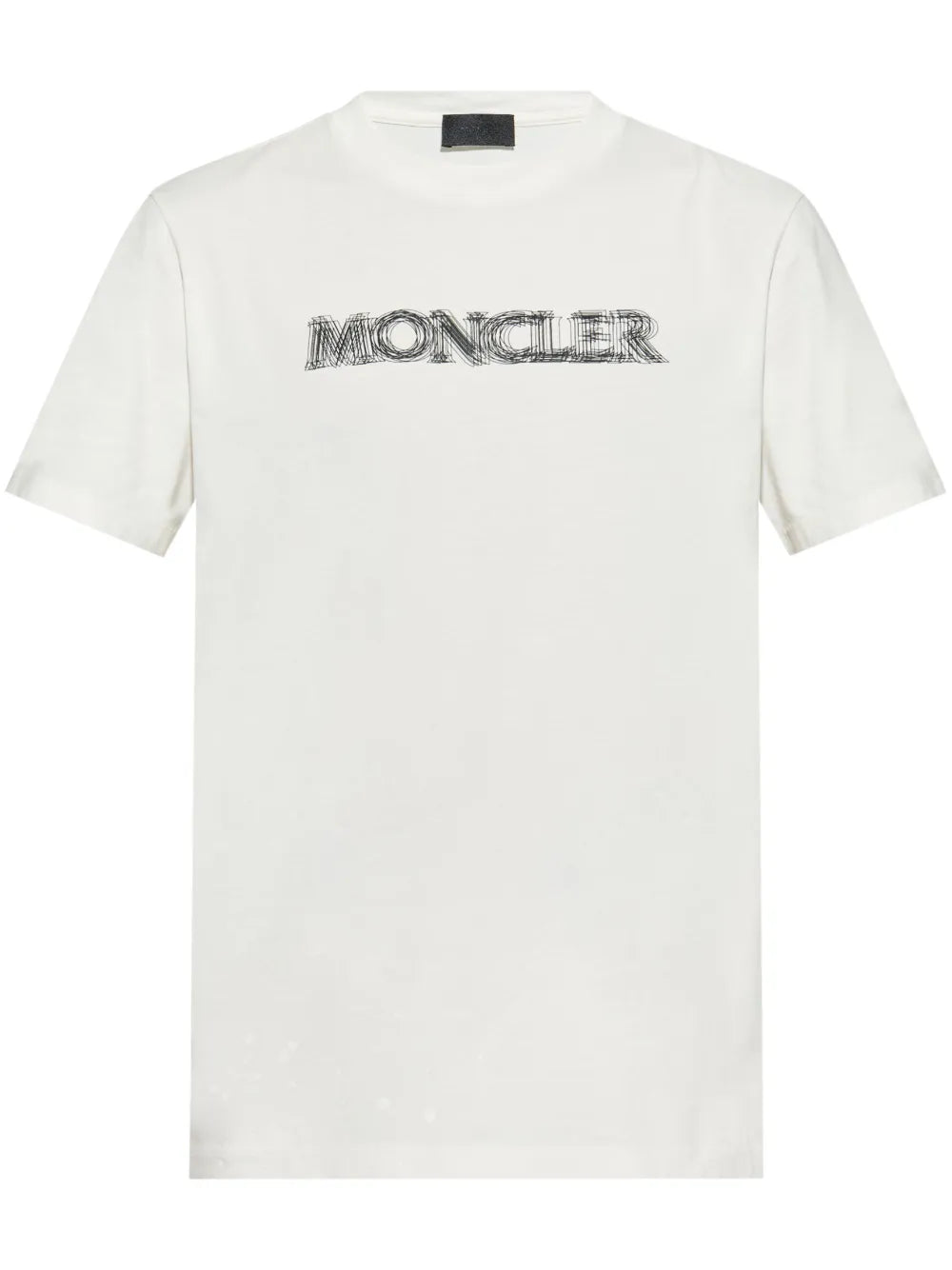 Blurred Logo Cotton T-Shirt