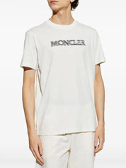 Blurred Logo Cotton T-Shirt