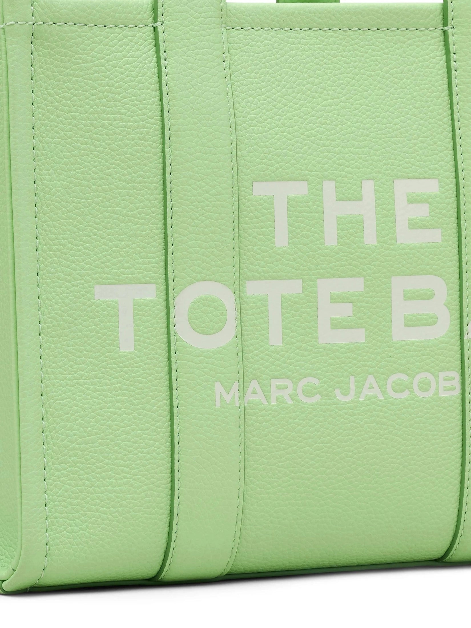 The leather medium tote bag