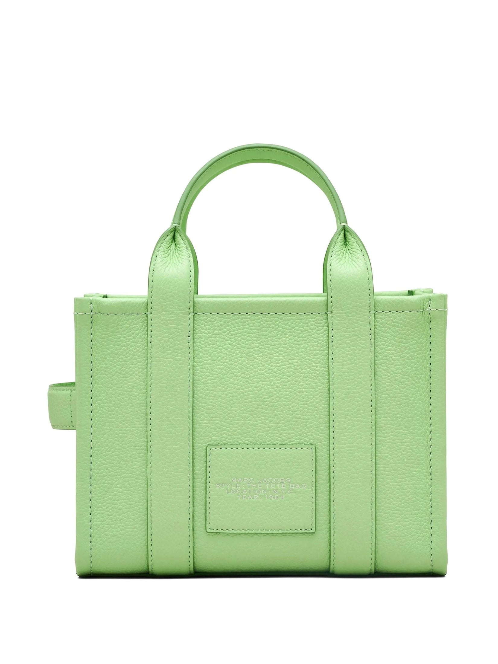 The leather small tote bag