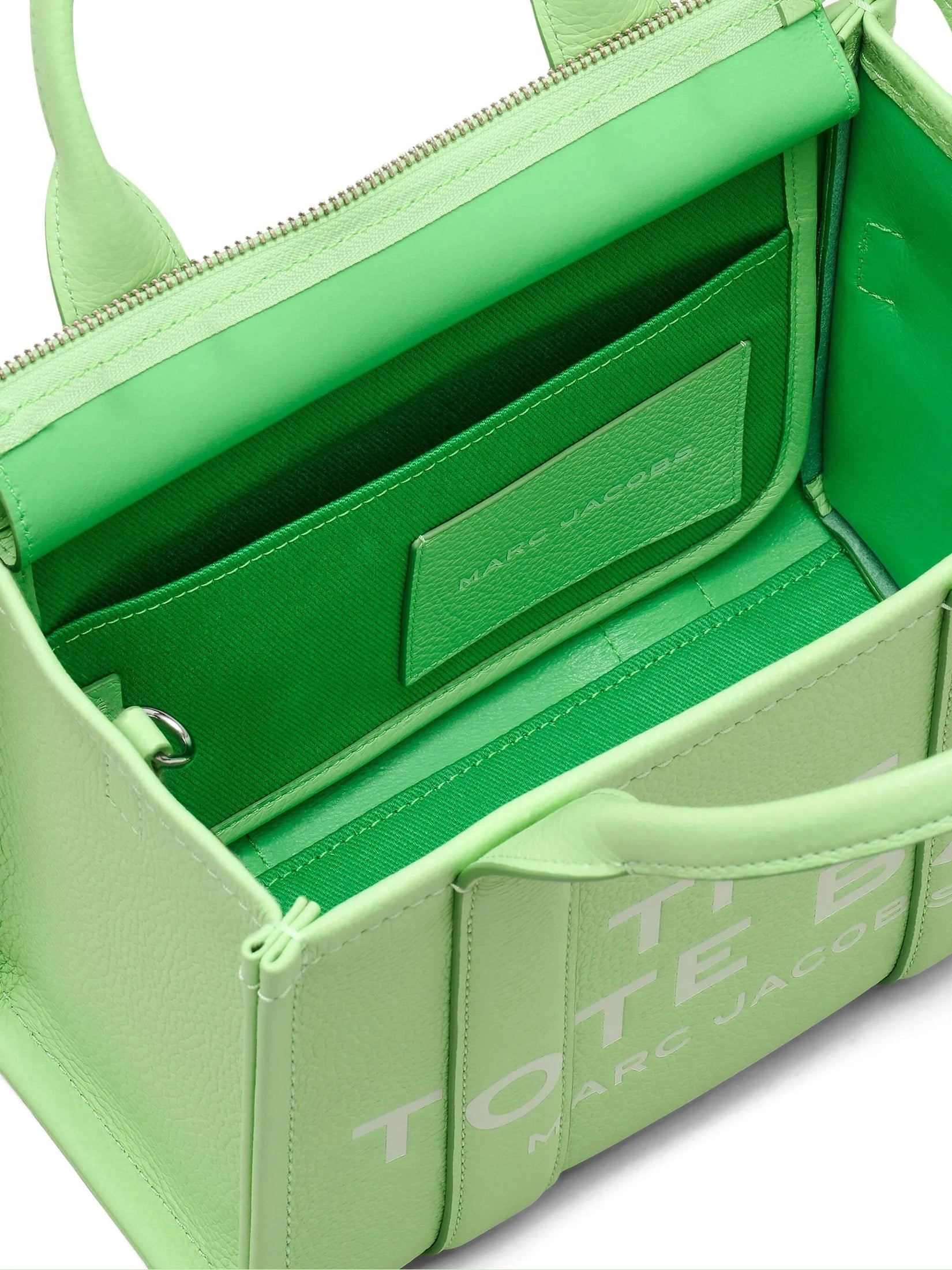 The leather small tote bag