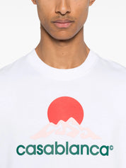 CASABLANCA MONTAGNE PRINTED T-SHIRT