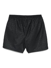 MONOGRAM JACQUARD STRIPE SWIM SHORTS