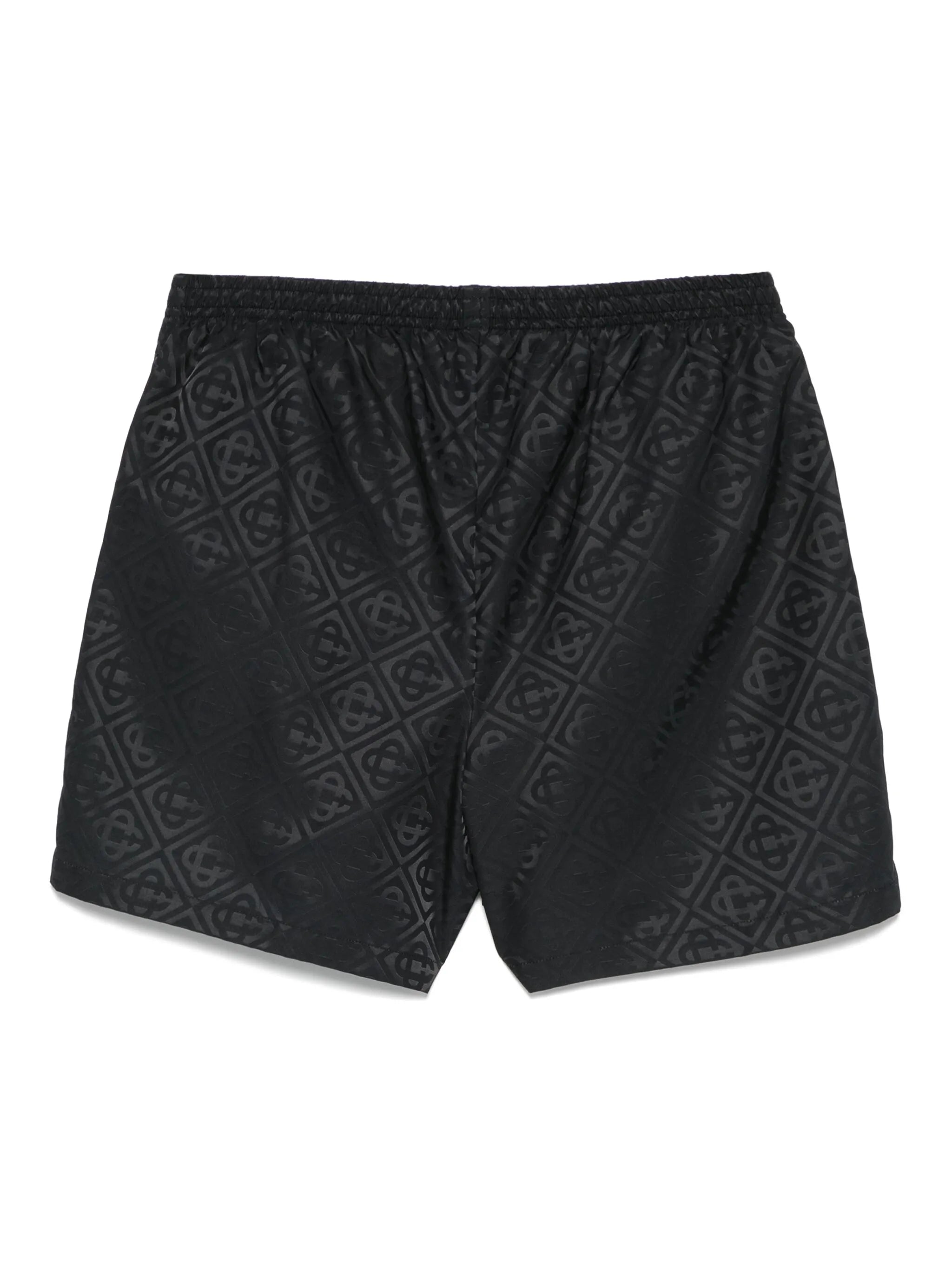 MONOGRAM JACQUARD STRIPE SWIM SHORTS