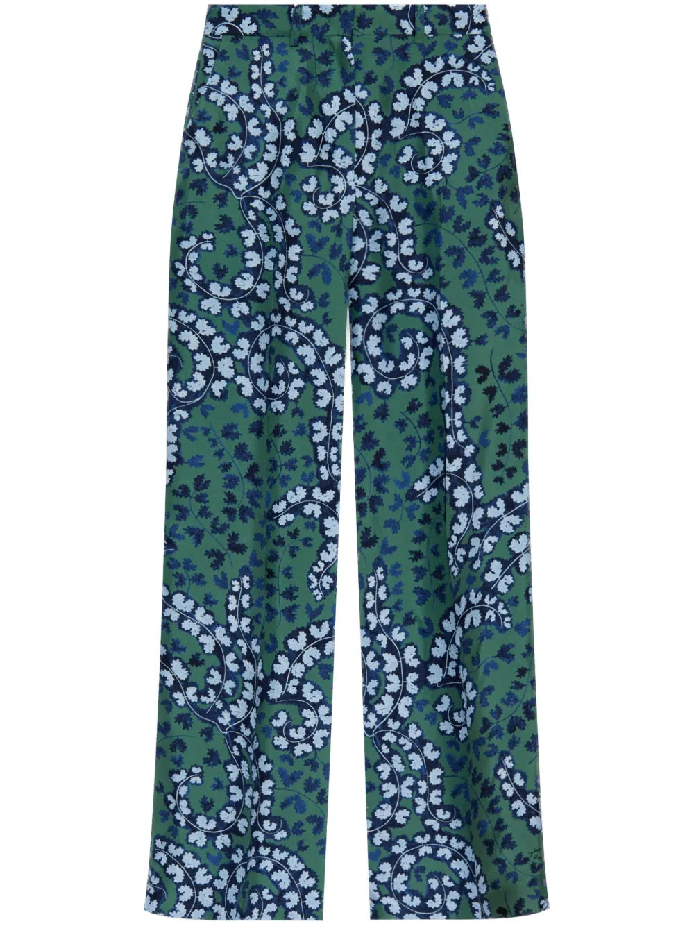 RATEAU PRINT WIDE-LEG TROUSERS