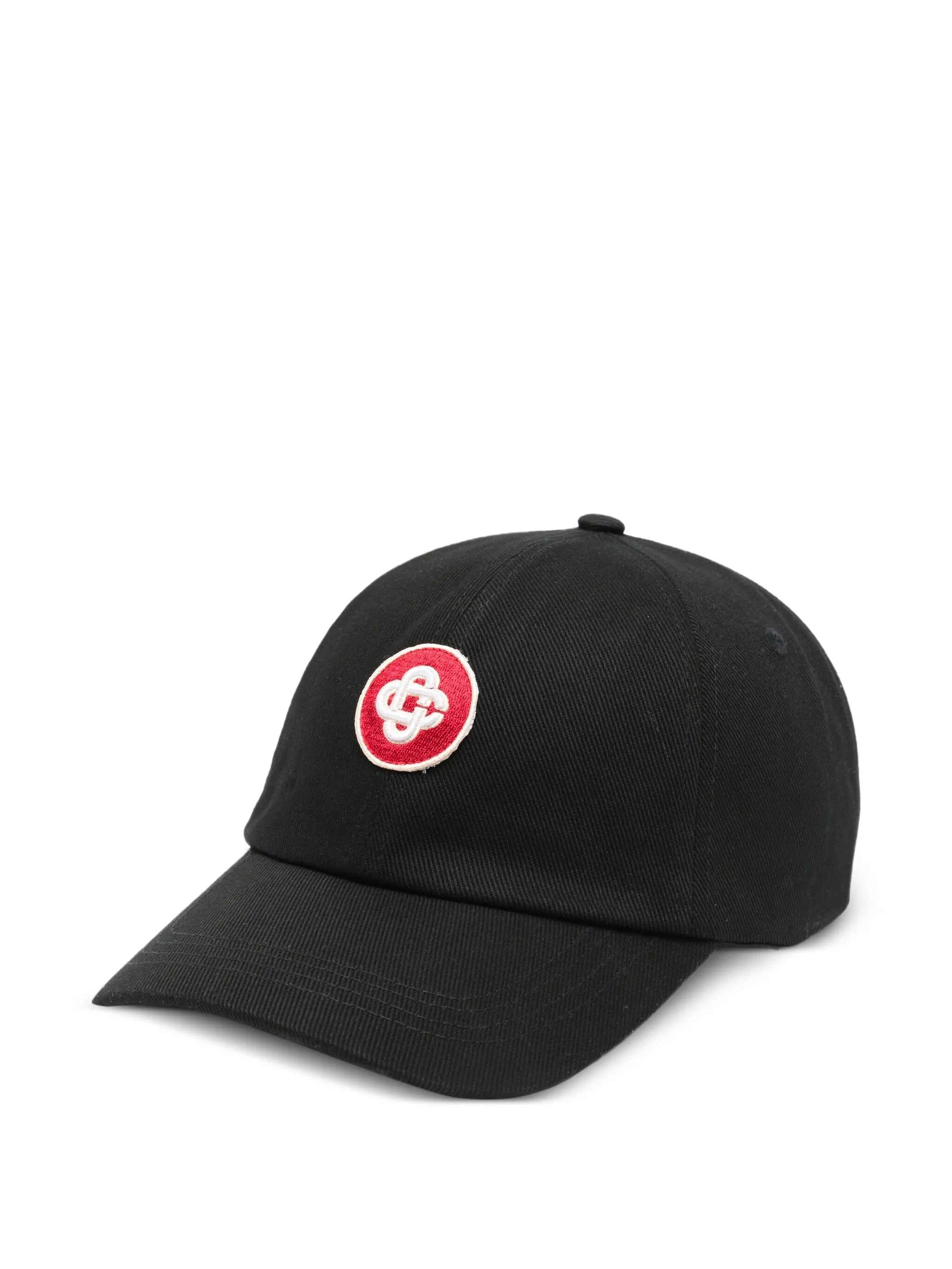 CASABLANCA LOGO ROUND EMBROIDERED PATCH CAP