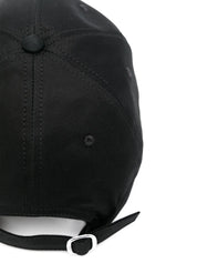 DRILL OFF STAMP BASEBALL CAP BLACK WHI