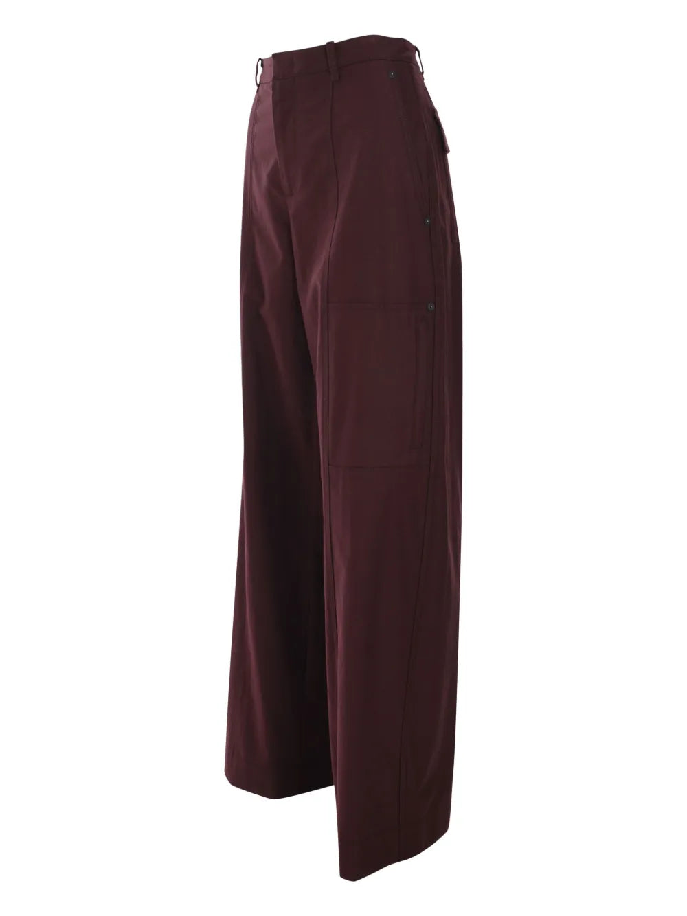 MID RISE COTTON WOOL UTILITY PANT