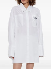 POPLIN ROXY SHIRT DRESS WHITE BLACK