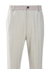 Zigzag-motif trousers