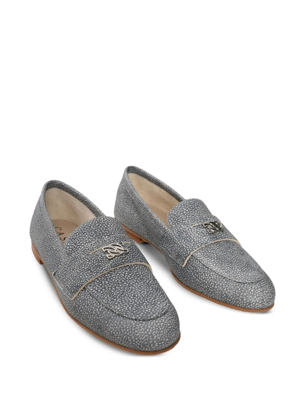 Leather loafers