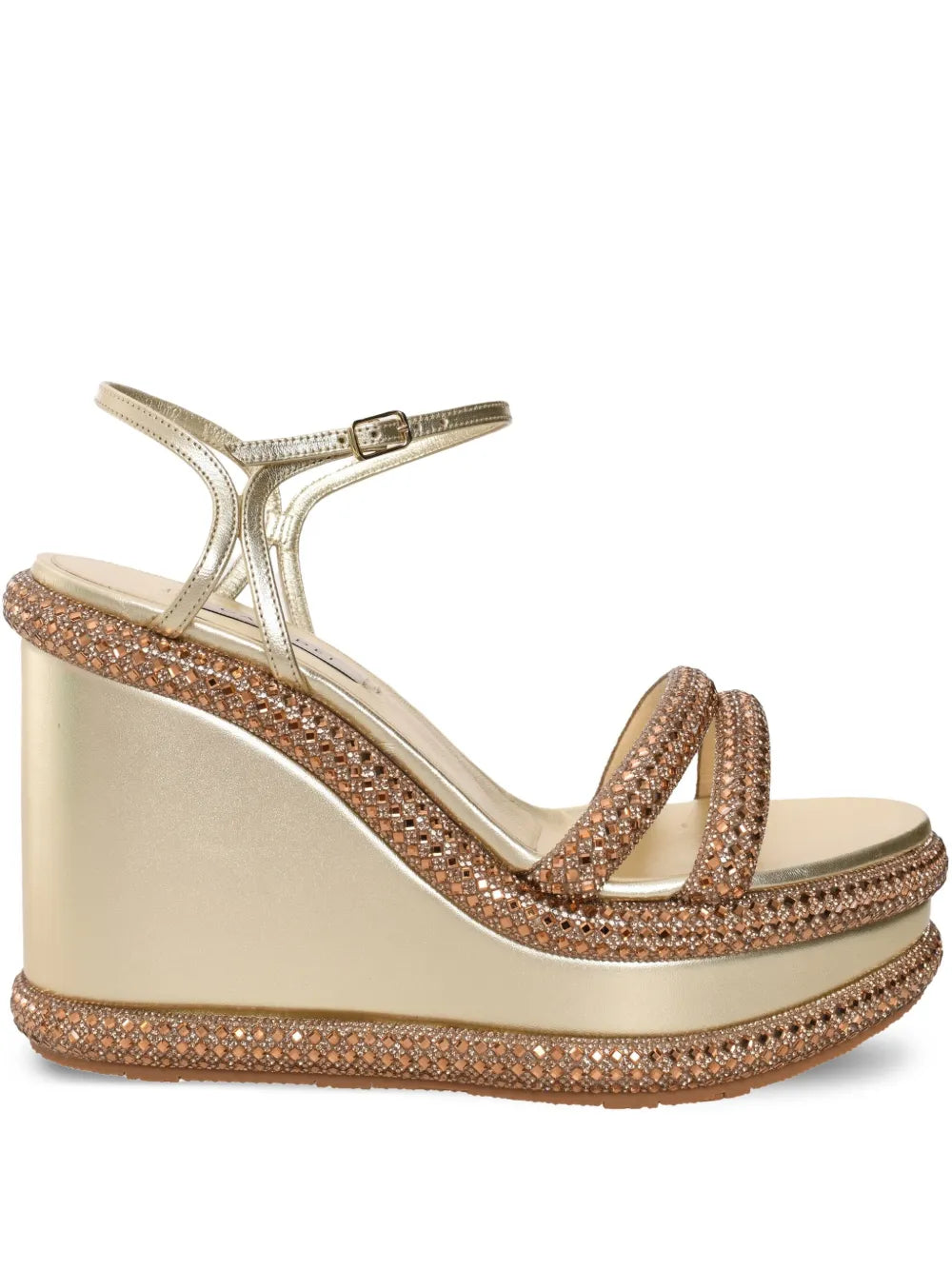 Crystal-embellished sandals