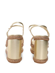 Crystal-embellished sandals