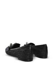 Chain-link detail loafers