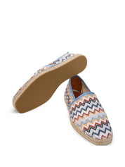 CORFU ESPADRILLAS RASCHEL WAVE MULTICOLOR WHITE