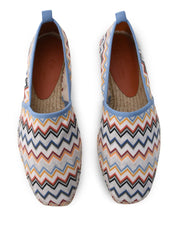 CORFU ESPADRILLAS RASCHEL WAVE MULTICOLOR WHITE