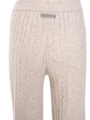 CABLE KNIT PANT IN SAND