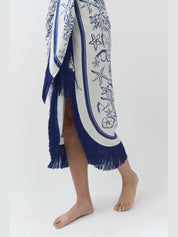 Russo pareo with fringe