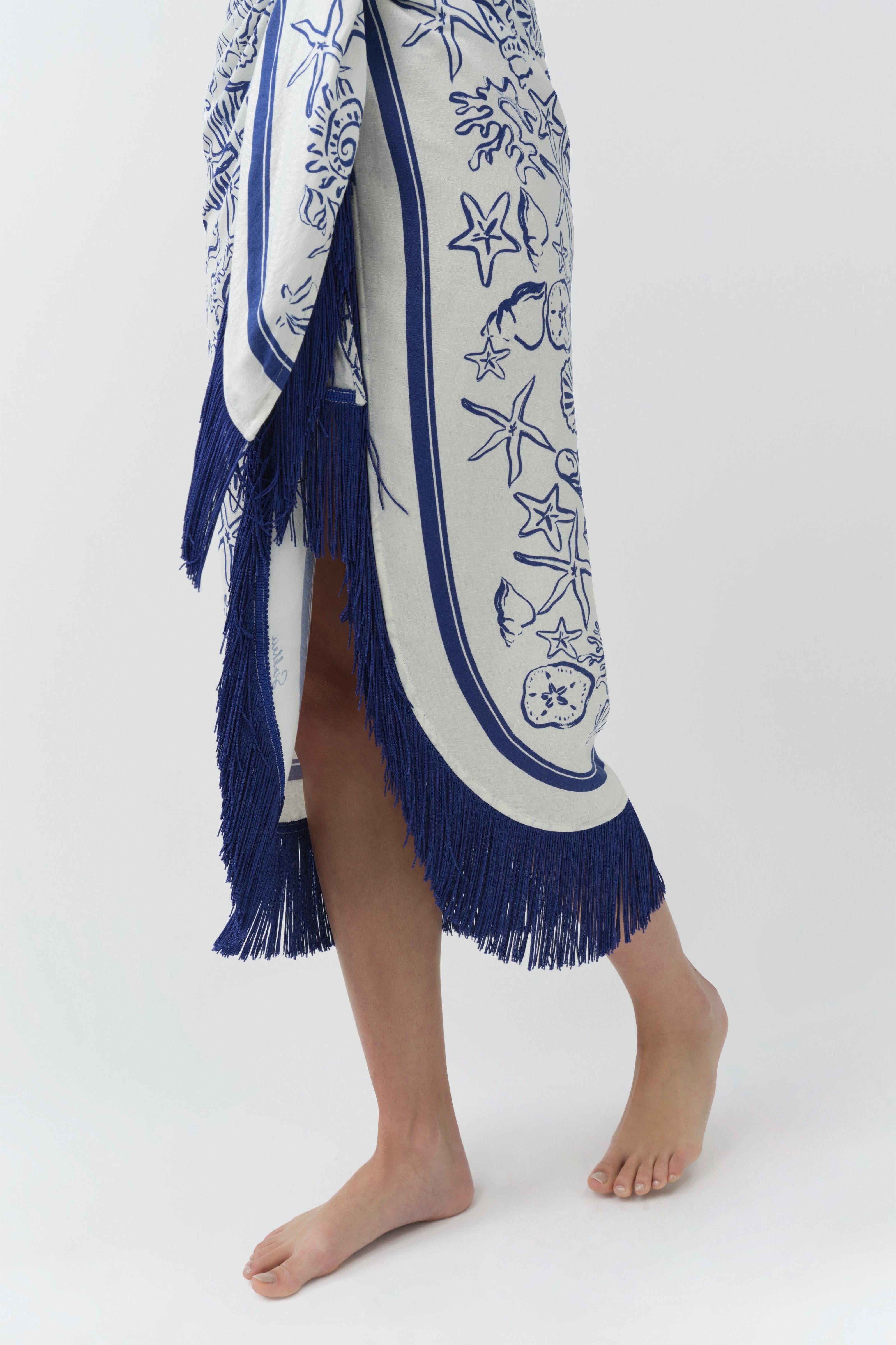 Russo pareo with fringe