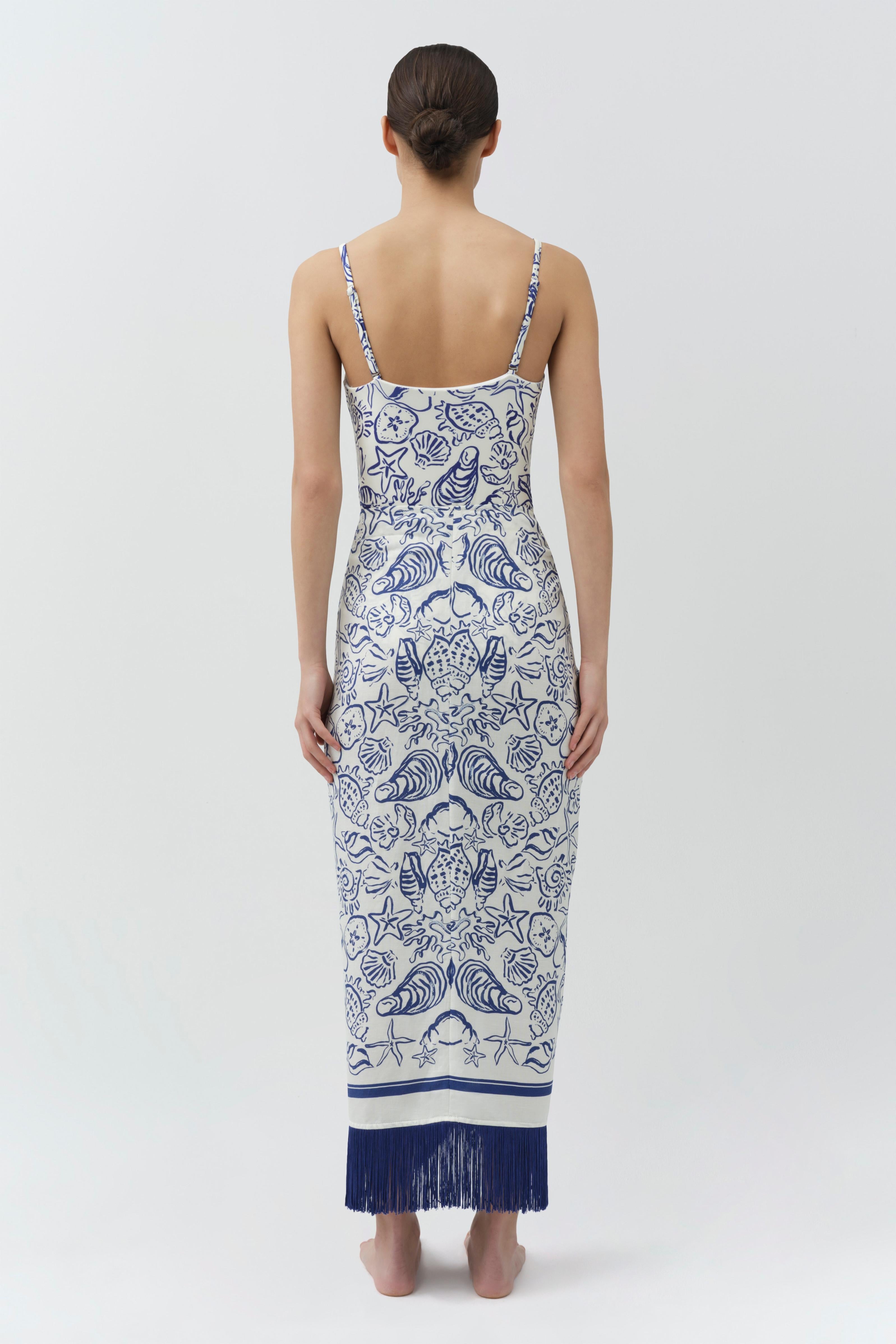 Russo pareo with fringe