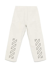 Logo-print trousers